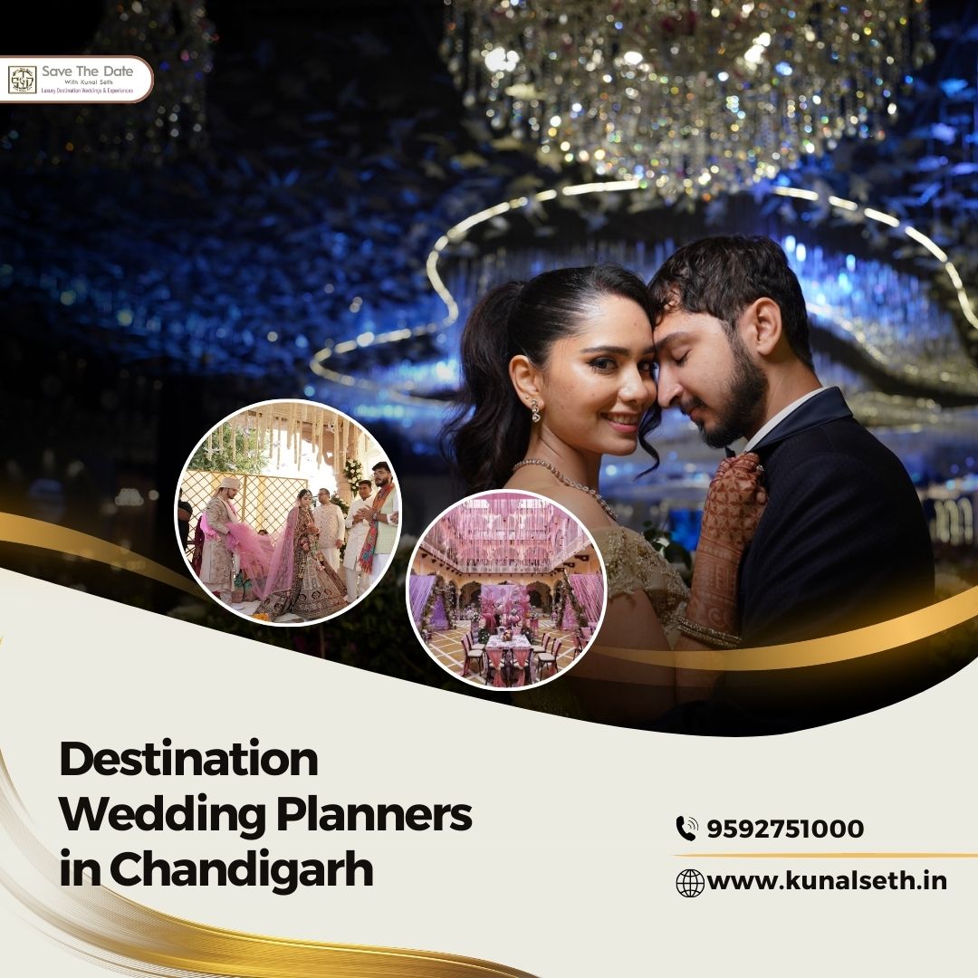 What services do destination wedding planners in Chandigarh offer?