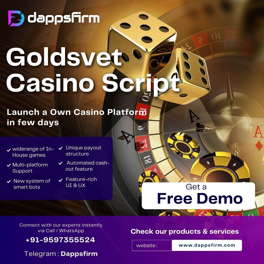 Revolutionize Online Gaming: Goldsvet Casino Clone Script Unleashed!