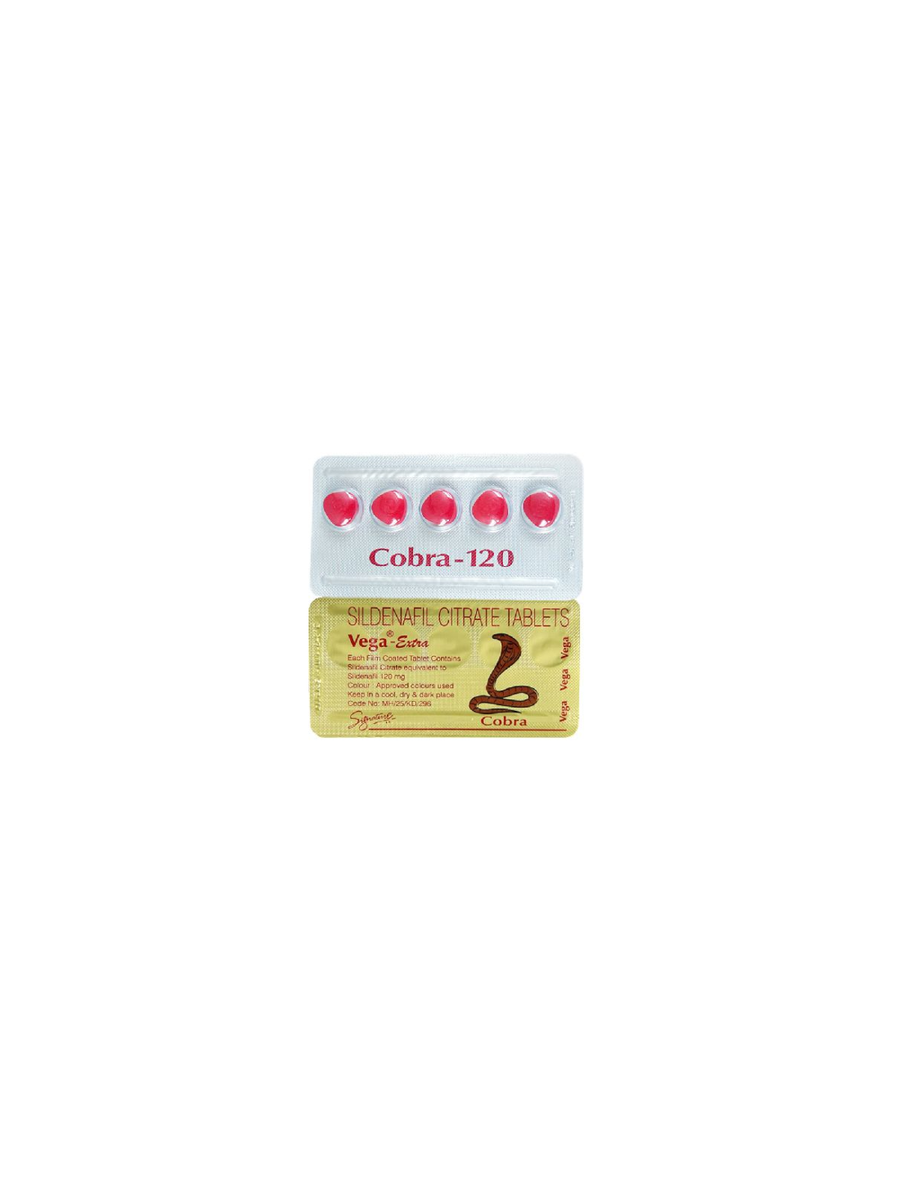 Buy Cobra 120mg Tablets Online | Sildenafil citrate