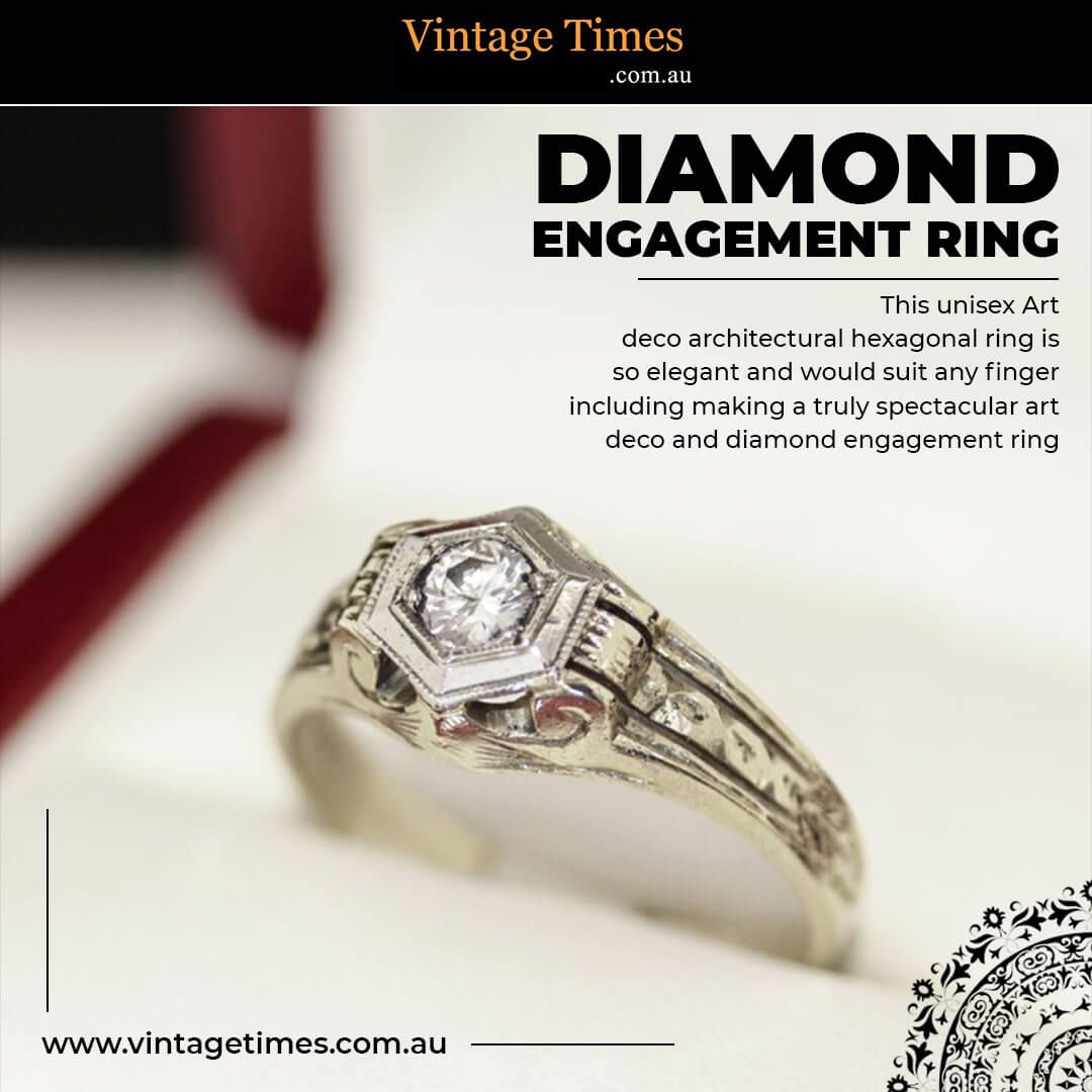 Explore The This Stunning Diamond Engagement Ring from Sydney Online - Vintage Times