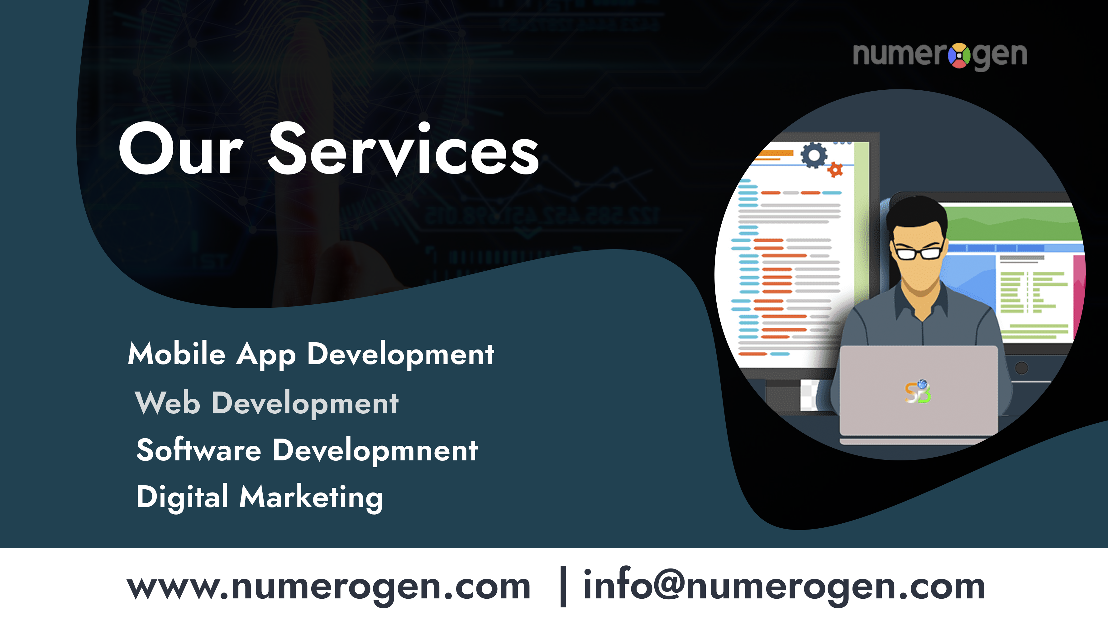 Web, Mobile App Development, Design, Seo Company in India - Numerogen Solutions