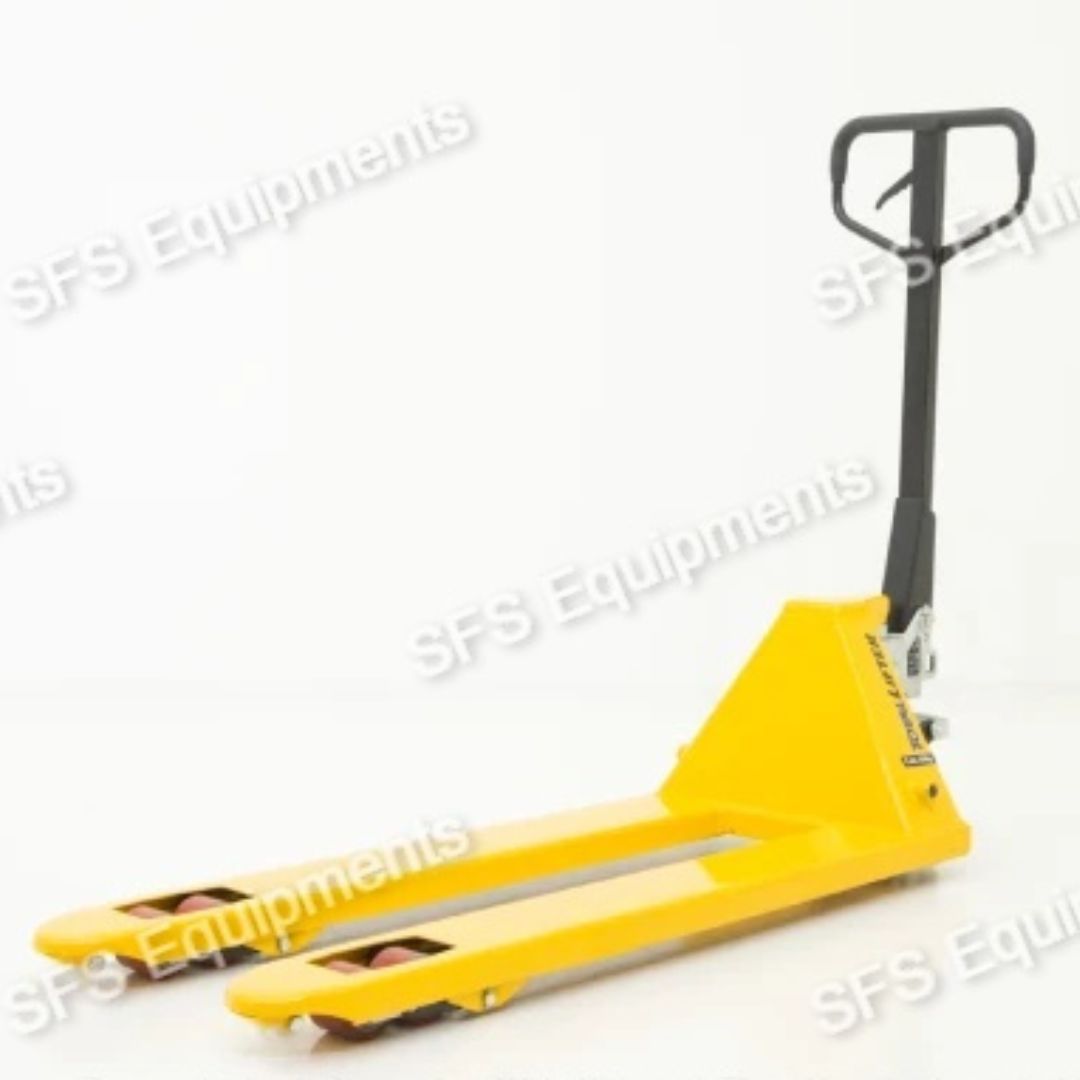 Hydraulic Hand Pallet Trucks for Rental in Chennai | SFS Equipments