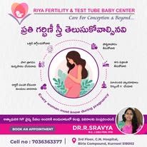 Female infertility treatment options at Riya Fertility & Test Tube Baby Centre