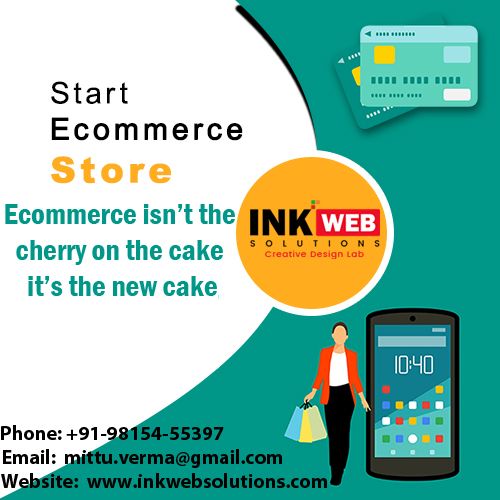 Ink Web Solutions provide ecommerce website development services in chandigarh