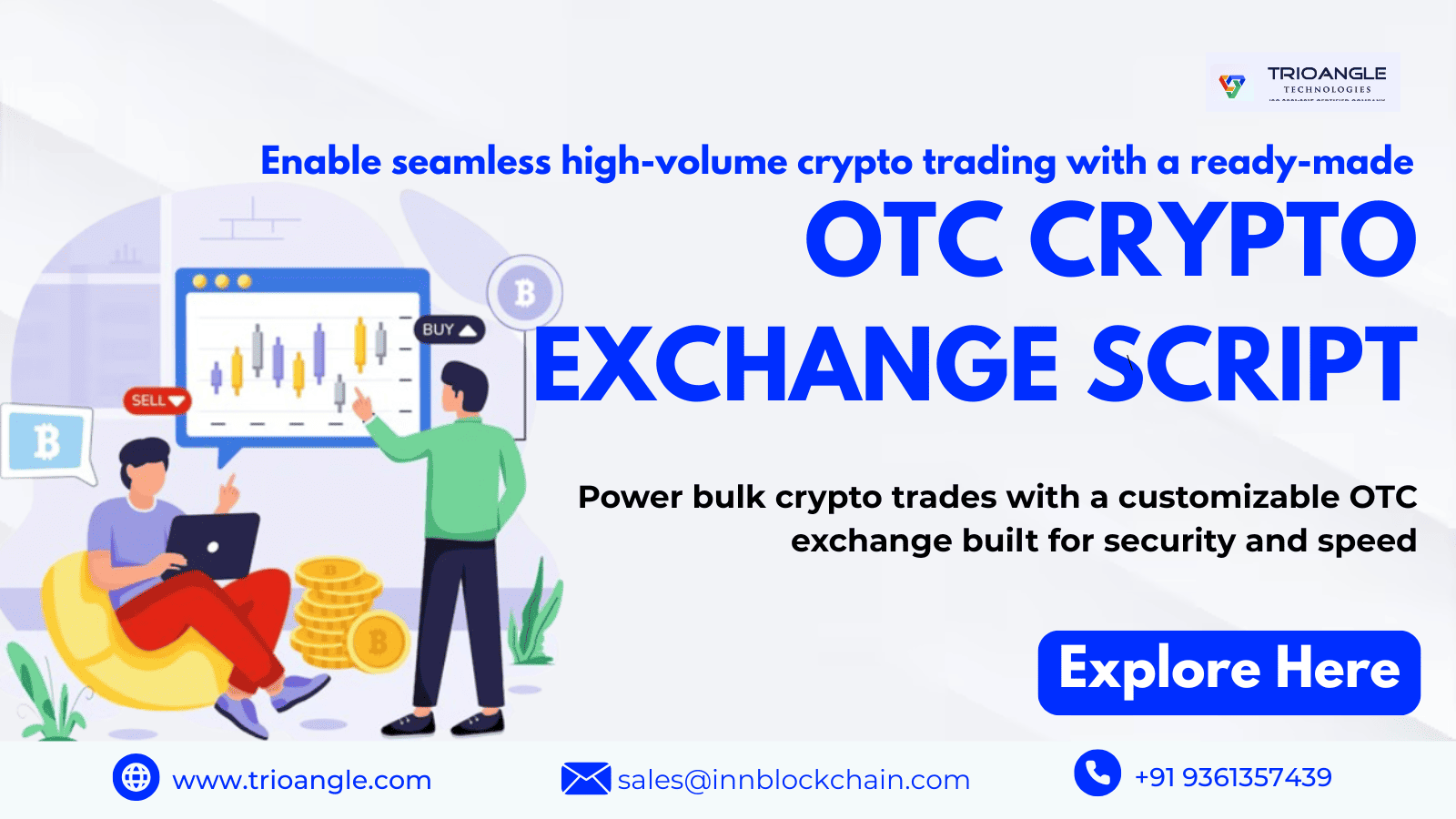 Advanced OTC Crypto Exchange Script for Bulk Trades