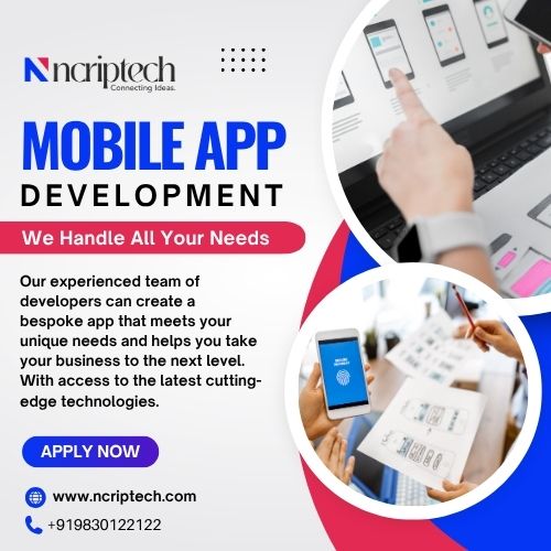 Best App Development Company in Kolkata | Ncriptech – Custom Android & iOS App Solutions, Affordable Pricing, Free Consultation | Call: +919830122122
