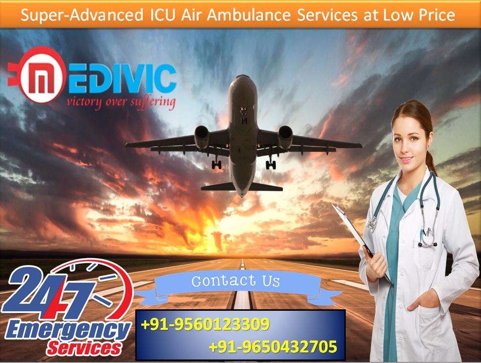 Get Full Expertise Medical Support by Medivic Air Ambulance in Patna