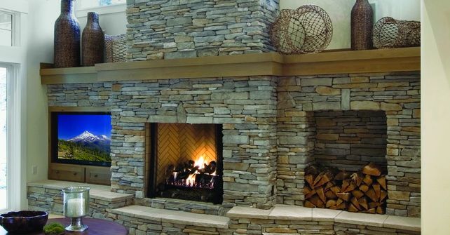 Fireplace Stone siding Wall Ideas by Stone Selex