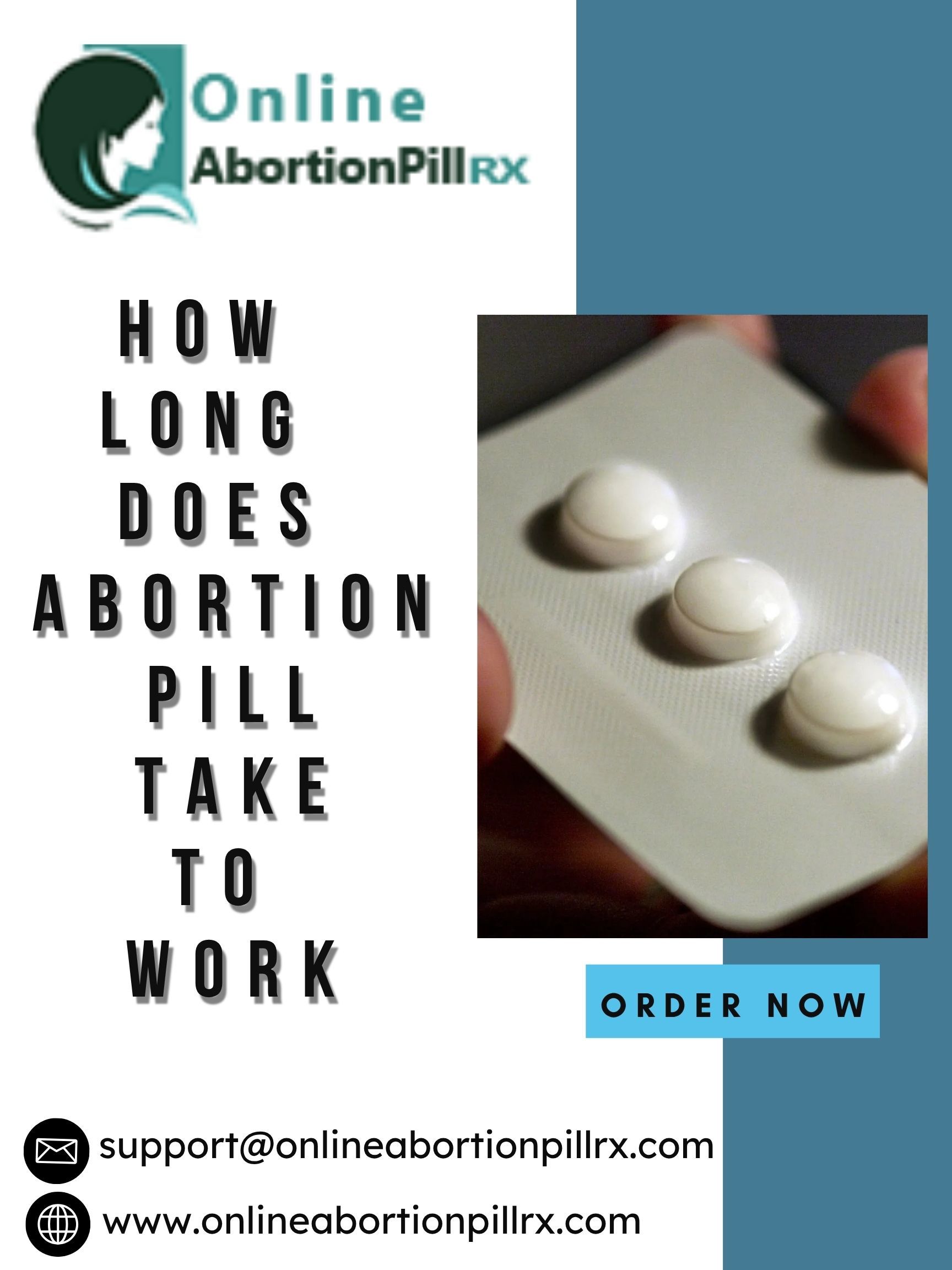 How long does abortion pill take to work