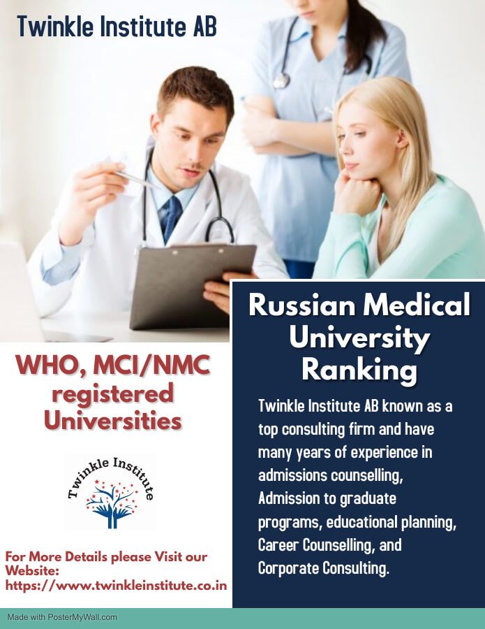 Russian Medical University Ranking 2021 Twinkle InstituteAB