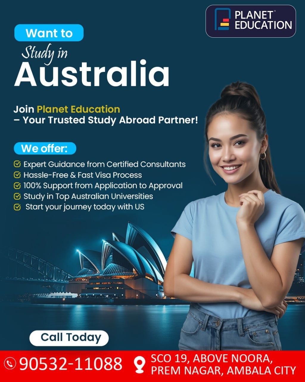 IELTS Coaching & Australia Study Visa in Ambala | Planet Education