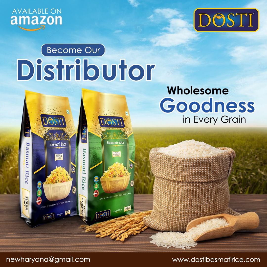 Steam Basmati Rice Exporter in India