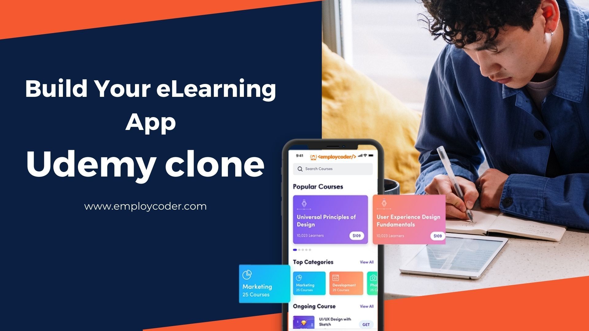 Launch your own E-learning platform like udemy clone app