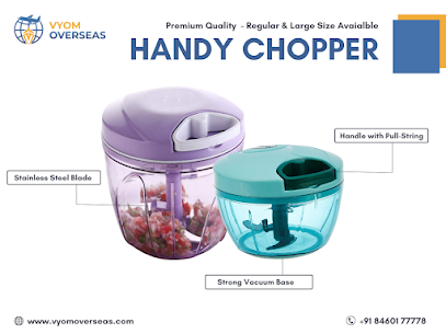 Buy Bulk Handy Chopper From Leading Kitchenware Exporter | Vyom Overseas