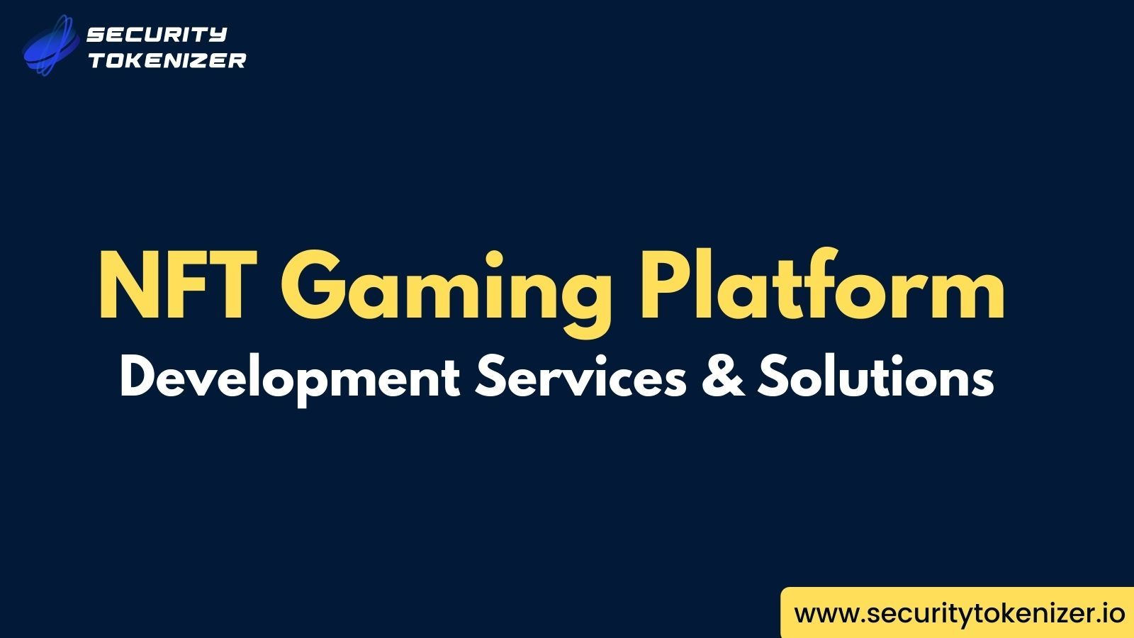 SecurityTokenizer the best NFT gaming platform development company provides diversified NFT gaming development solutions on various blockchains platforms. Know More : https://www.securitytokenizer.io/nft-gaming-platform-development  Call/Whatsapp: 9791771