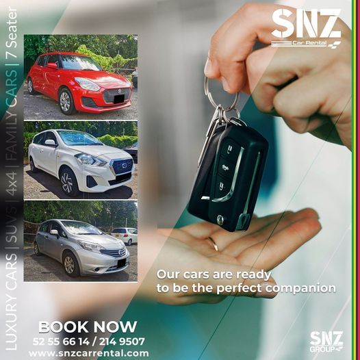 Rent a Car in Mauritius - SNZ