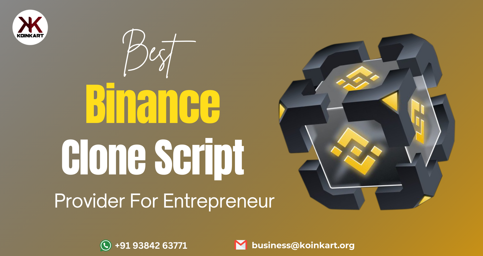 Best Binance Clone Script Provider For Entrepreneur