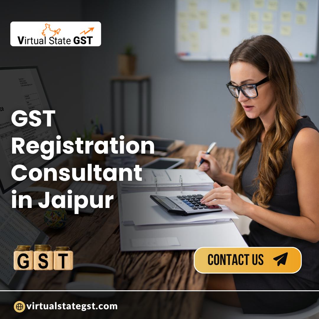 What services does a GST registration consultant in Jaipur provide?