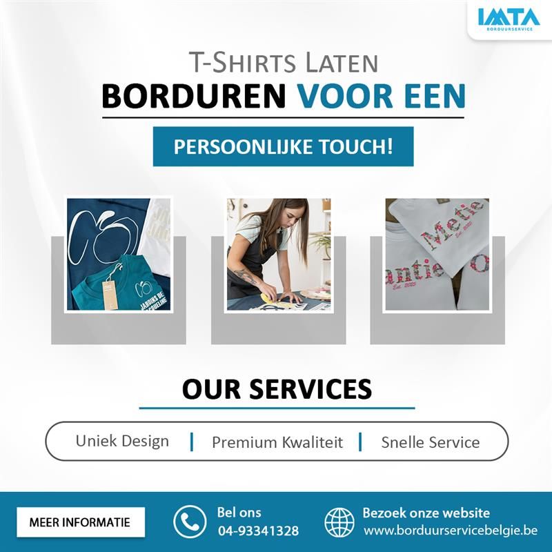 T-Shirts Laten Borduren voor een Persoonlijke Touch!
