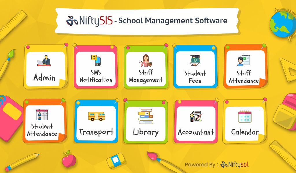  How to school management software work?
