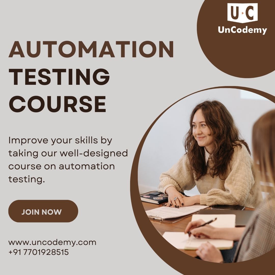 Become an Automation Testing Expert – Join the Leading Course in Noida Today