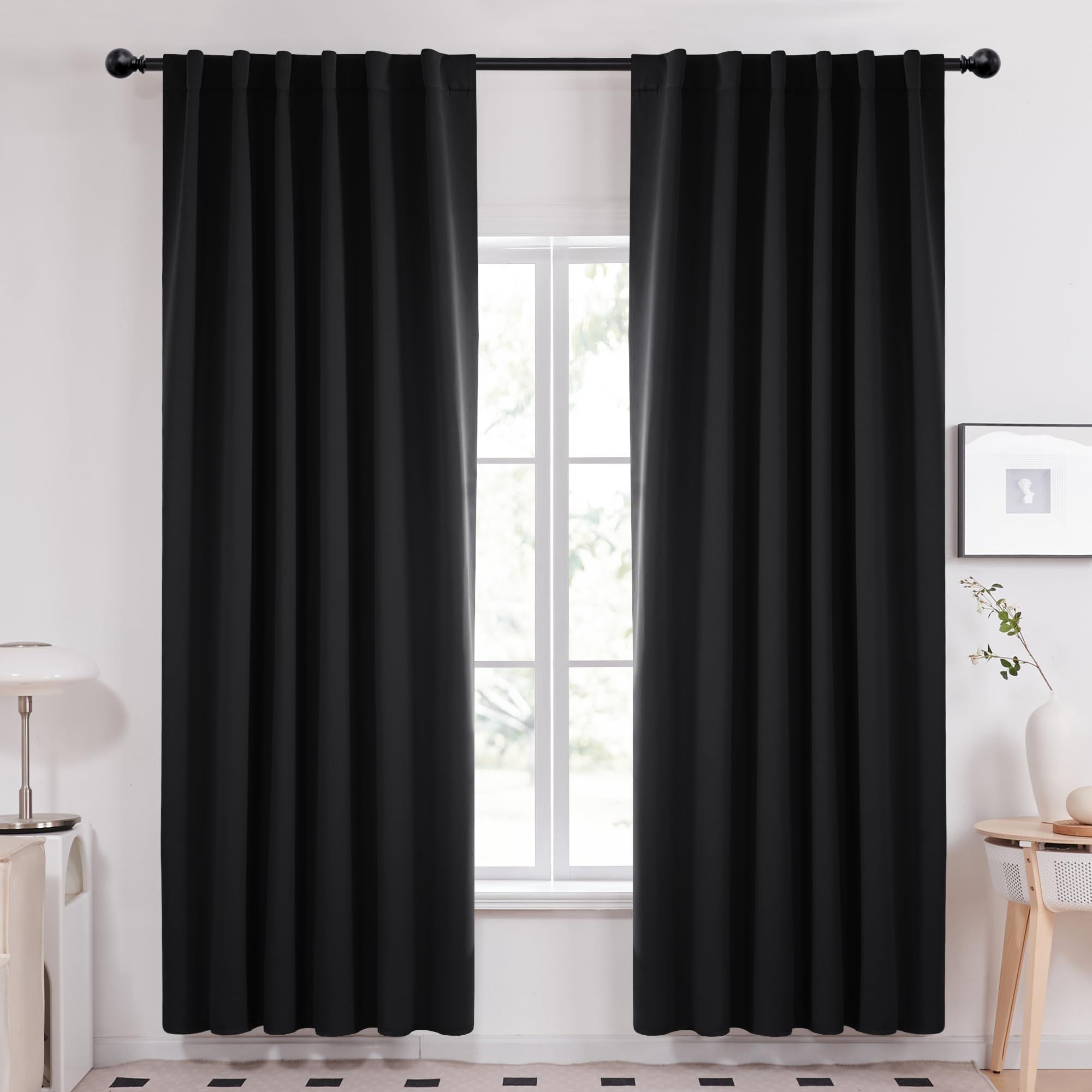 Blackout curtains for windows