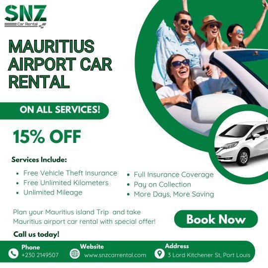 Mauritius Airport Car Rental – Easy, Affordable, Reliable!