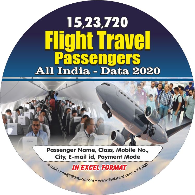 Domestic & International Flight Travel Passenger - Database, Directory & List