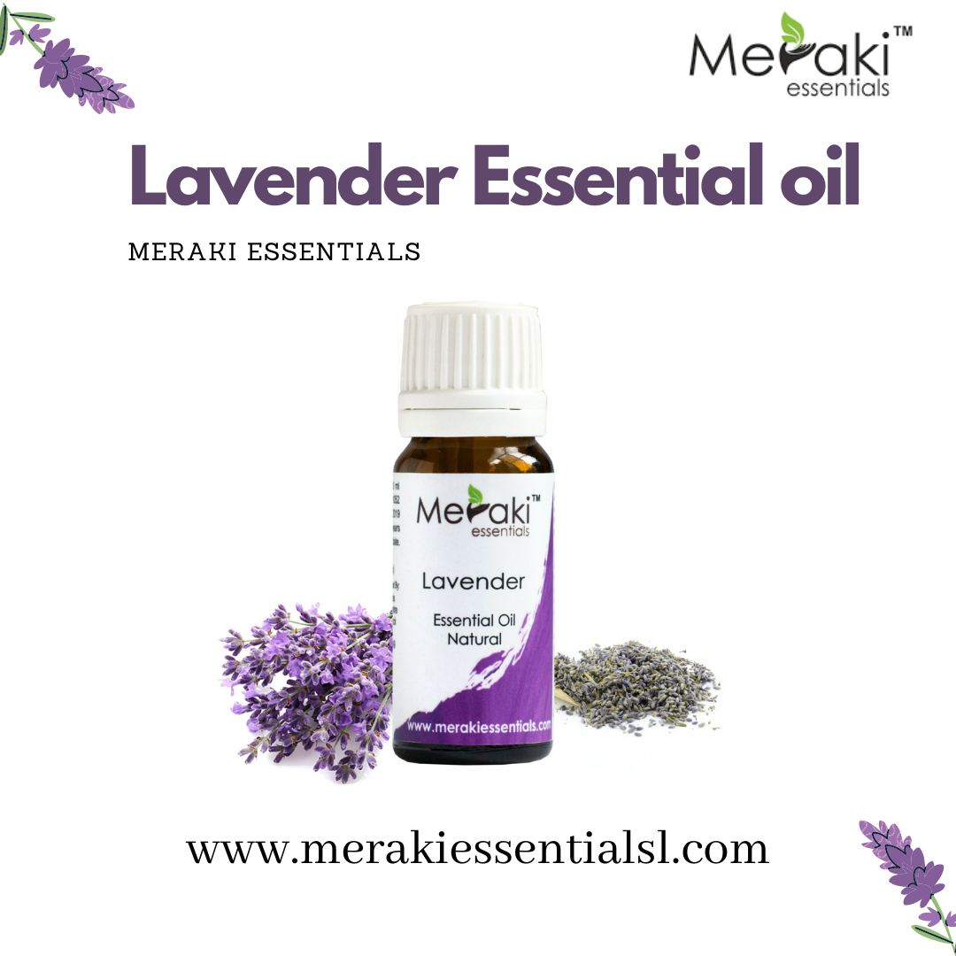 Buy 100 % Natural Lavender Essential oil - Meraki Essentials