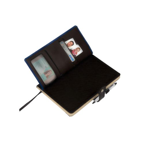 Premium Notebook with Card Holder, Bookmark, Pen Holder From Offiworld