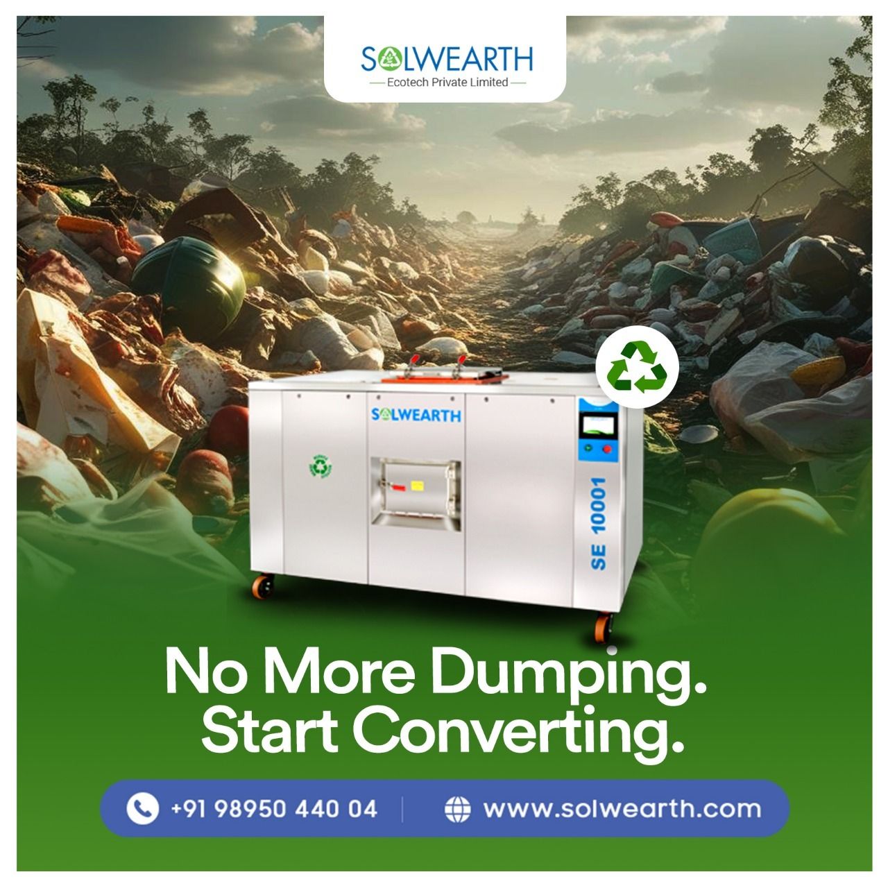 Food Waste Converter Machine - Solwearth