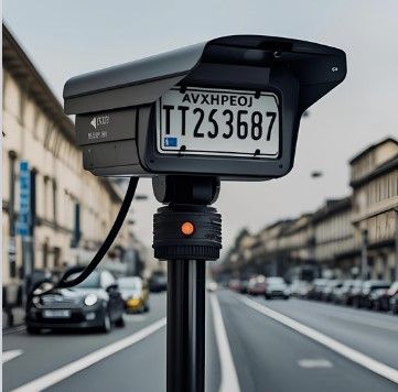Smart License Plate Recognition Camera for Access Control
