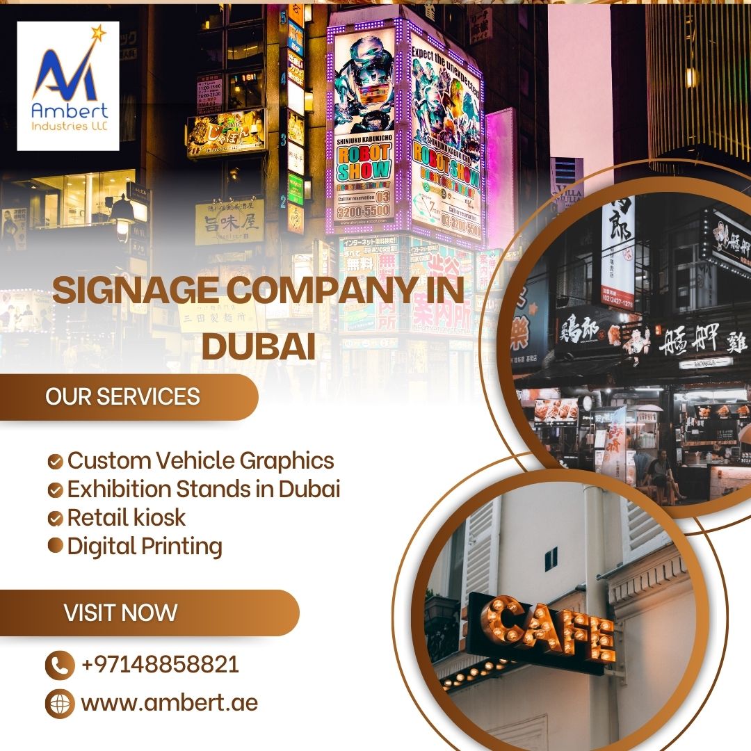 Signage Company in Dubai - Ambert