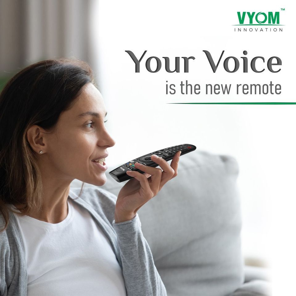 Search Your Favourite Movies With Just A Voice Command - Vyom 4k Led Tv