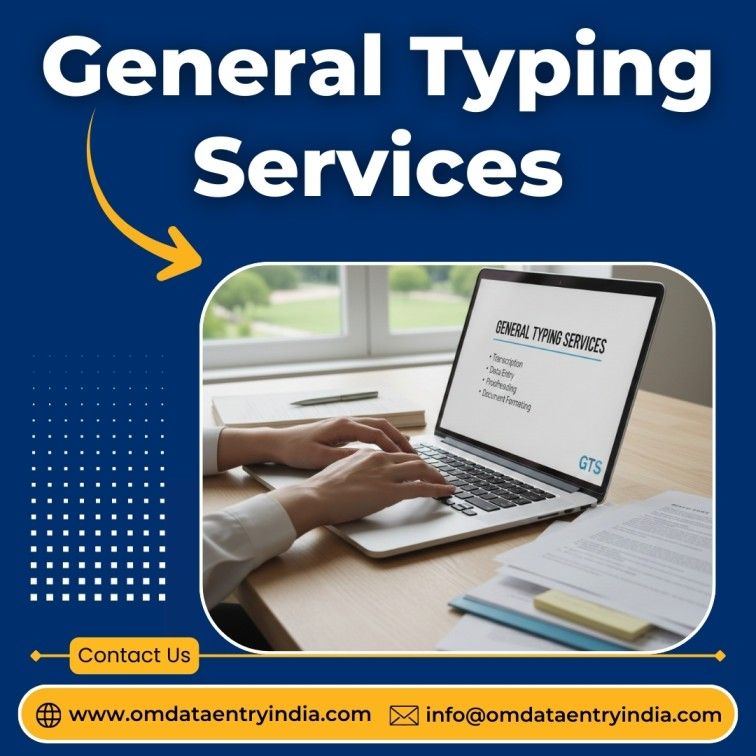 Outsource General Typing Services in India