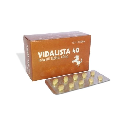 Buy Cheapest Vidalista 40 Tablet Online At primedz.com