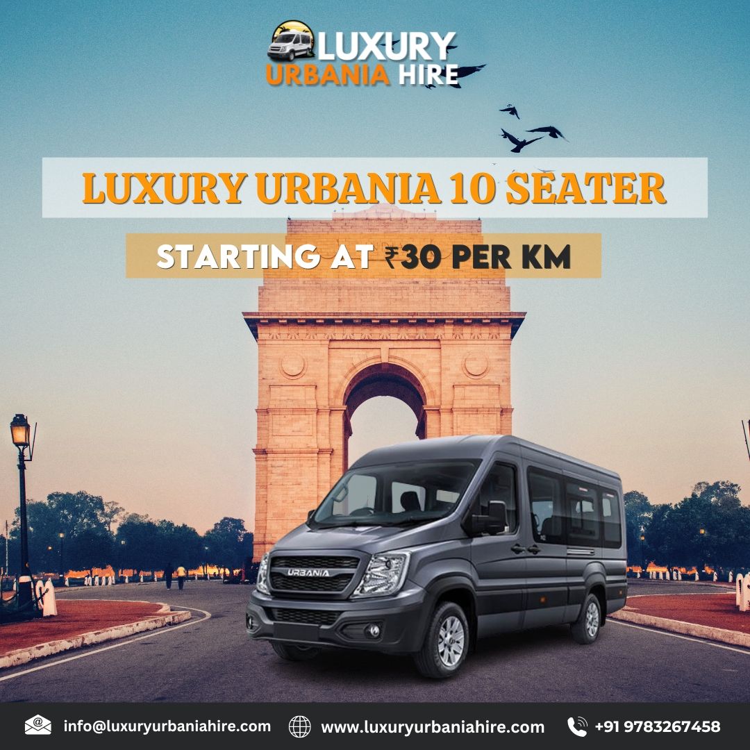 Hire a Luxury 10-Seater Urbania for Your Next Journey