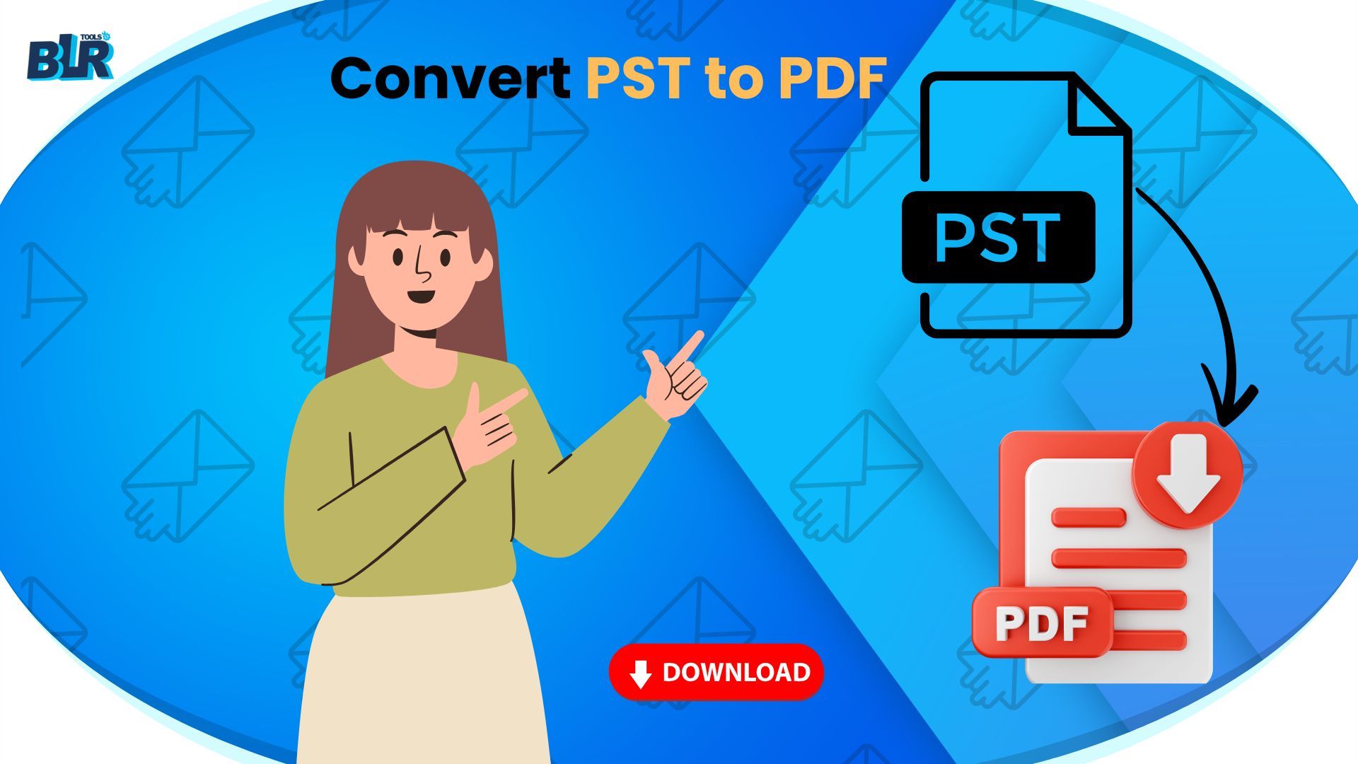 One-Click PST to PDF Conversion with BLR Tools