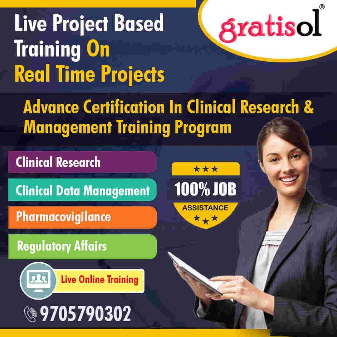 Clinical Research Training - Best Clinical Research Training Institute - Clinical Research Advance certification 