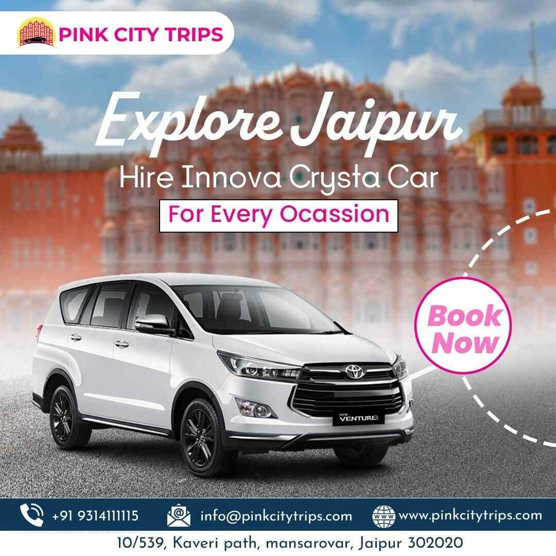 Innova Crysta Car Rental Jaipur | Innova Crysta Car Hire Jaipur - Pink City Trips