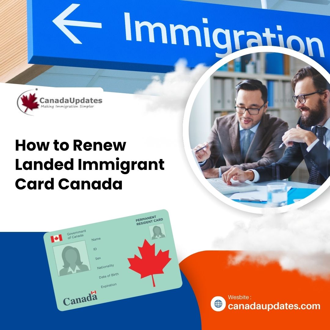 Which is the process to renew a Landed Immigrant Card in Canada