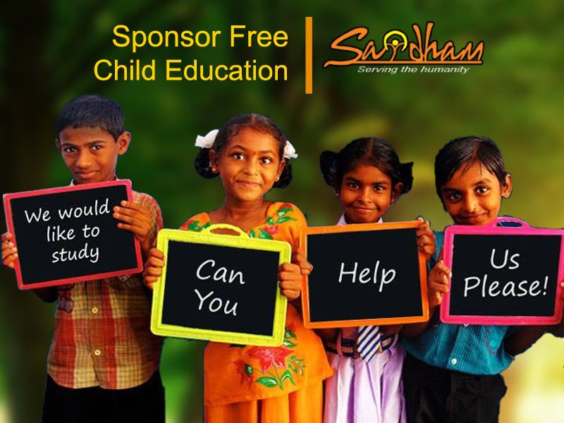  Sponsor free Child Education in India