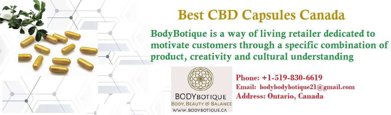 Best CBD Capsules Canada | BodyBotique