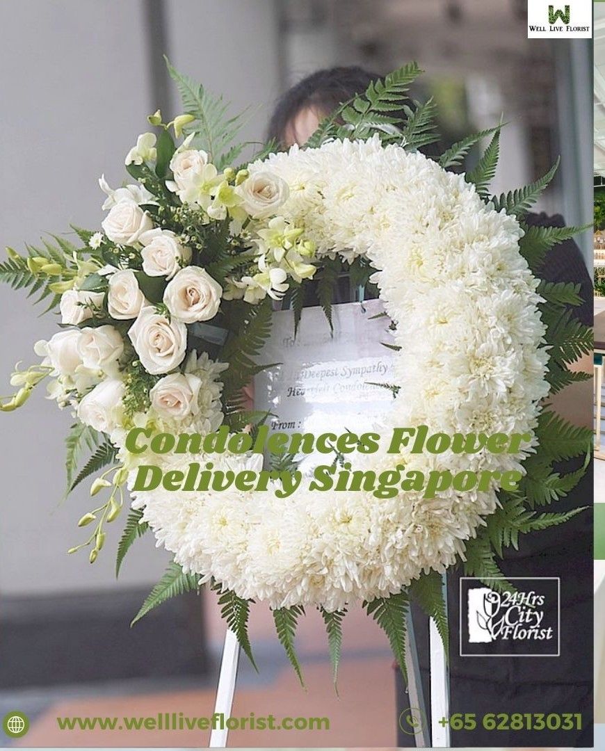 Reliable Condolences Flower Delivery in Singapore for Sympathy