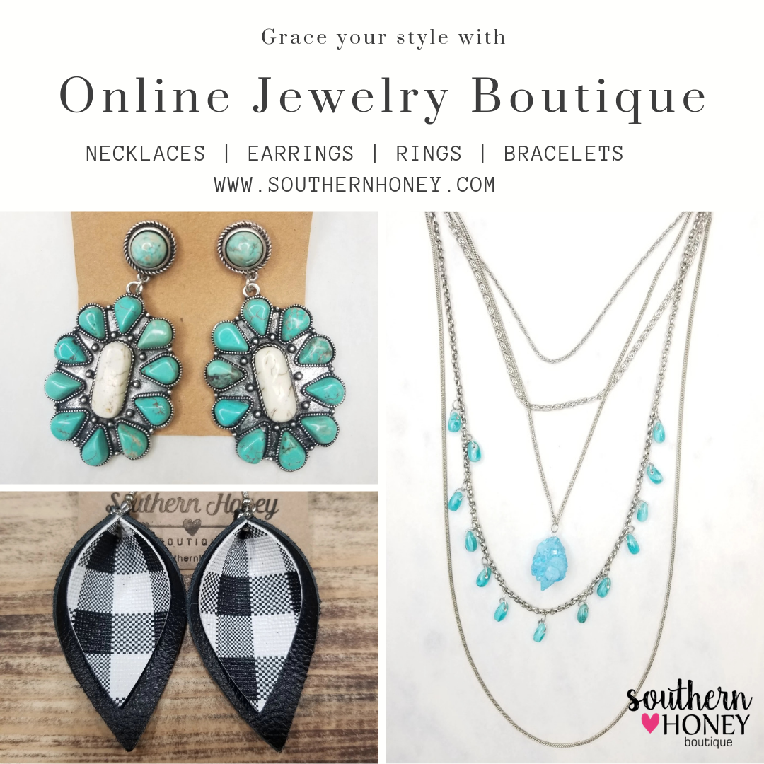 Shop Beautiful Jewelry from Online Jewelry Boutique | Southern Honey Boutique.