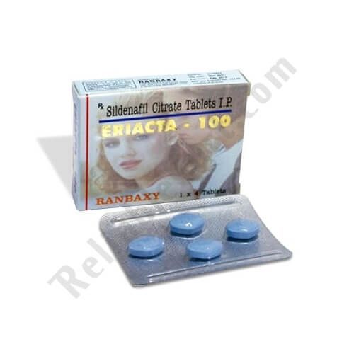 Order Sildenafil Citrate Tablets Eriacta 100 mg - Reliablekart