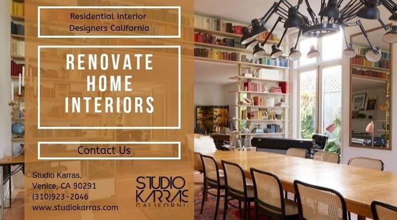Finding residential Interior designers California for interiors?