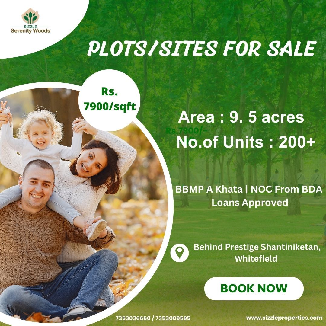 BBMP limits A Khata plots for sale near KR Puram Bangalore