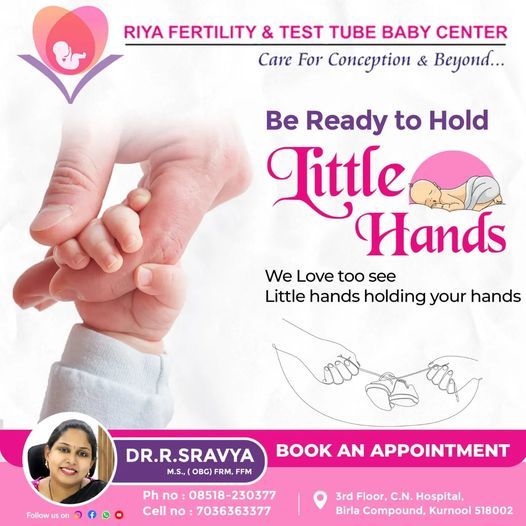 Low-cost infertility treatment for couples at Riya Fertility & Test Tube Baby Centre Kurnool