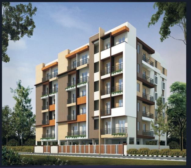 1005 Sq.Ft Flat with 2BHK For Sale in Doddagubbi Main Road